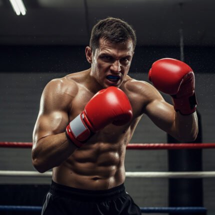 Tuff PU Vinyl Covered Boxing Gloves