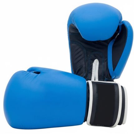 Leather Boxing Gloves with Black Palm