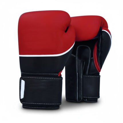Leather Boxing Gloves with Black Palm